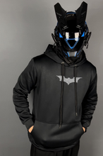 Load image into Gallery viewer, Saiyan & Batman Black Hoodie