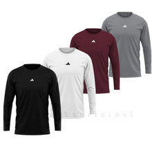 Load image into Gallery viewer, Adidas Pack of 4 Full Sleeve Quick Dry T-Shirt
