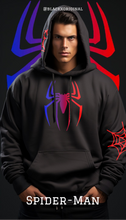Load image into Gallery viewer, Spider-man Black Hoodie