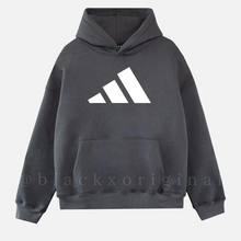 Load image into Gallery viewer, Adidas Bold Logo Brown Hoodie