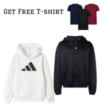 Load image into Gallery viewer, Black & White Adidas Hoodie Bundle