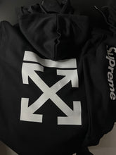 Load image into Gallery viewer, Off-Supreme Black Hoodie