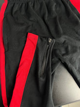 Load image into Gallery viewer, Black Red Panal Trouser