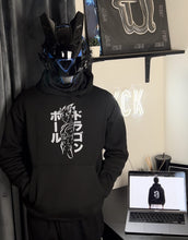 Load image into Gallery viewer, Saiyan & Batman Black Hoodie