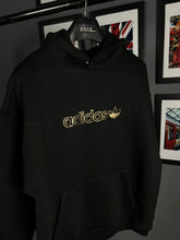 Load image into Gallery viewer, Adidas Gold Black Oversized Hoodie