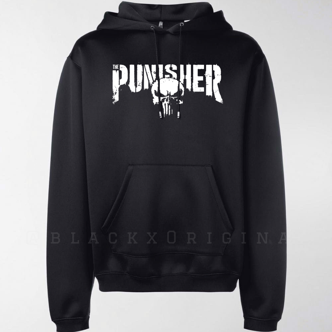 Punisher Black QuickDry Hoodie BLACK X ORIGINAL