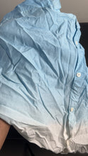 Load image into Gallery viewer, Linen Blue White Shirt