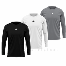 Load image into Gallery viewer, Adidas Pack of 3 Full Sleeve Quick Dry T-Shirt