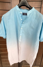 Load image into Gallery viewer, Linen Blue White Shirt