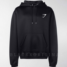 Load image into Gallery viewer, Gym Shark Black QuickDry Hoodie