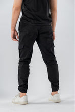 Load image into Gallery viewer, 6 Pocket Cargo Trouser Black