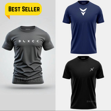 Load image into Gallery viewer, Pack of 3 Quick Dry T-Shirt