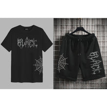 Load image into Gallery viewer, Dark web Short Tracksuit