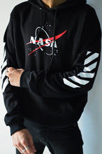 Load image into Gallery viewer, Nasa Moon Black Hoodie