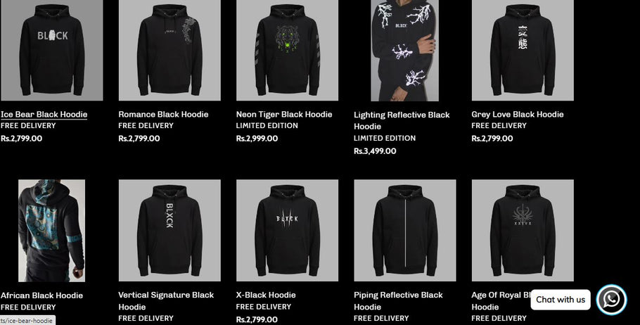 Black Hoodies Design Ideas