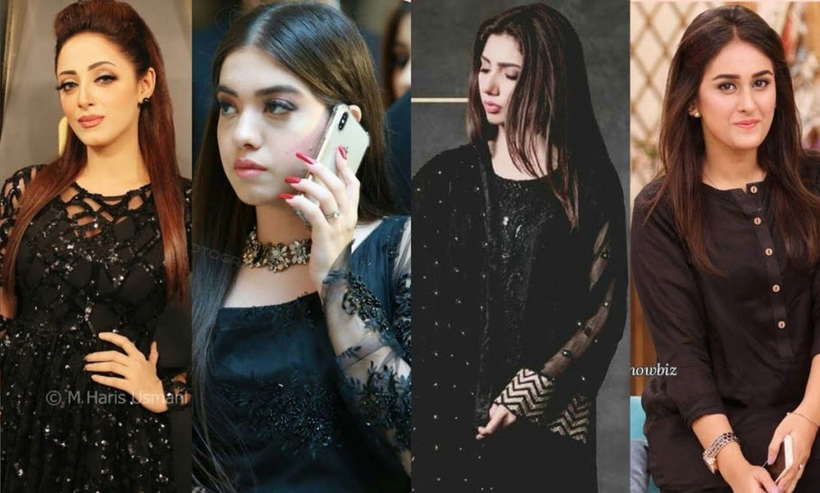 Why do people like to wear black dresses in Pakistan?