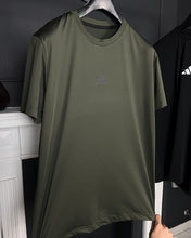 Load image into Gallery viewer, Imported Dry-Fit Airflow Adidas Olive Tee
