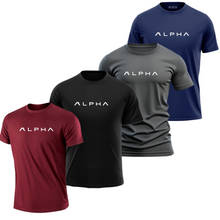 Load image into Gallery viewer, Alpha Pack of 4 Quick Dry T-Shirt
