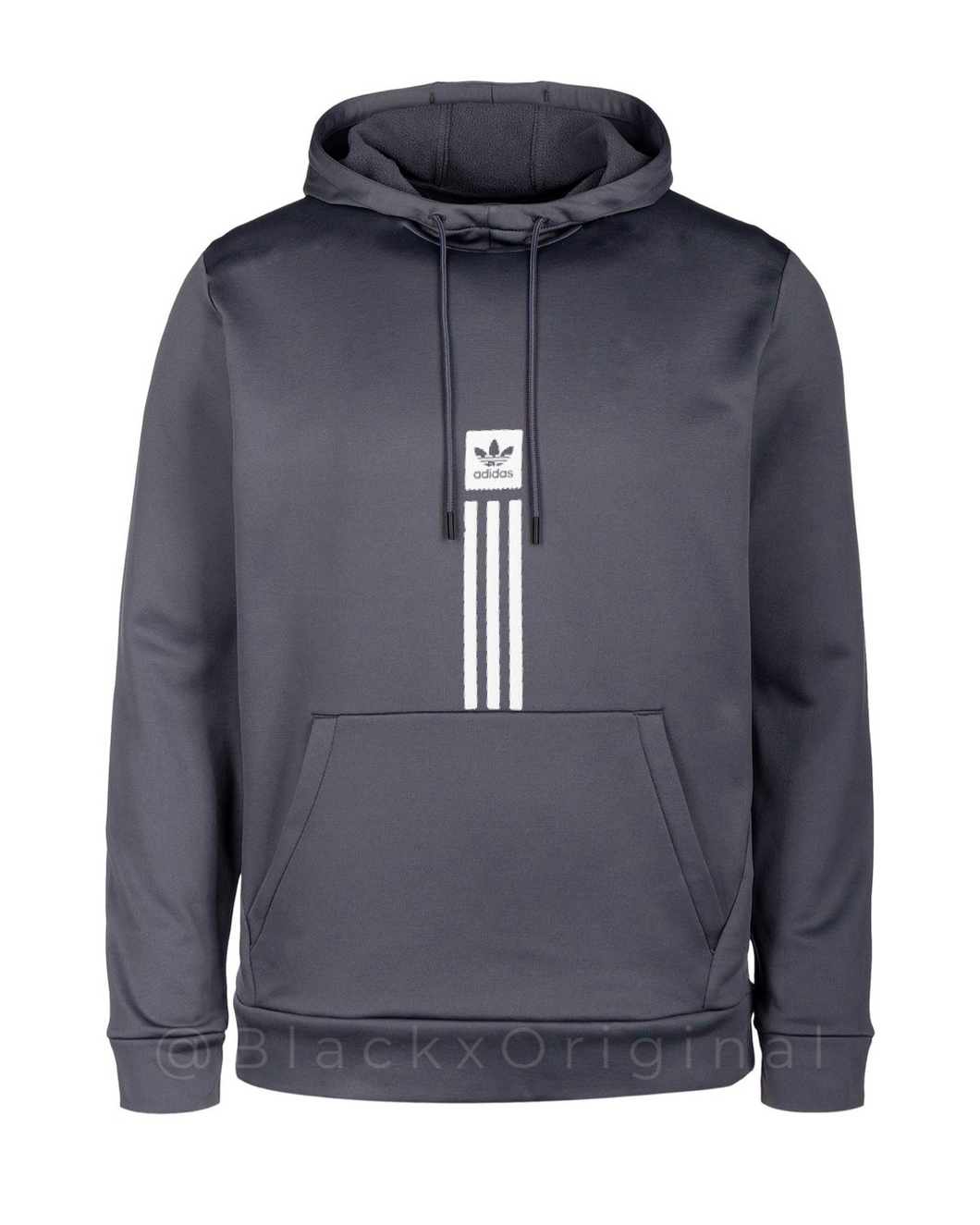 Adidas Strips Grey QuickDry Hoodie