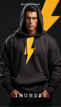 Load image into Gallery viewer, Thunder Black Hoodie
