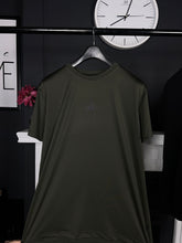 Load image into Gallery viewer, Imported Dry-Fit Airflow Adidas Olive Tee
