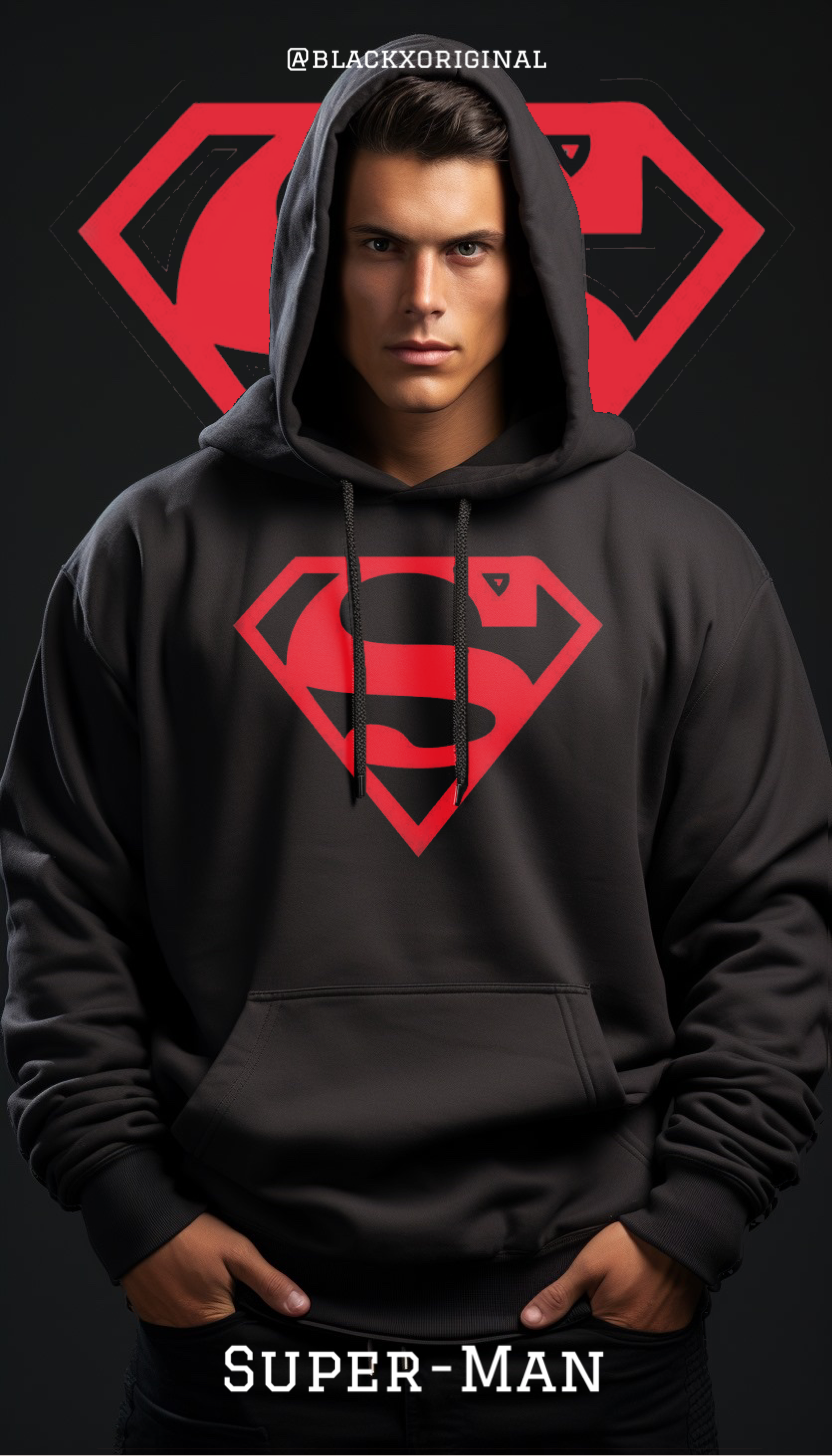 Super-Man Black Hoodie
