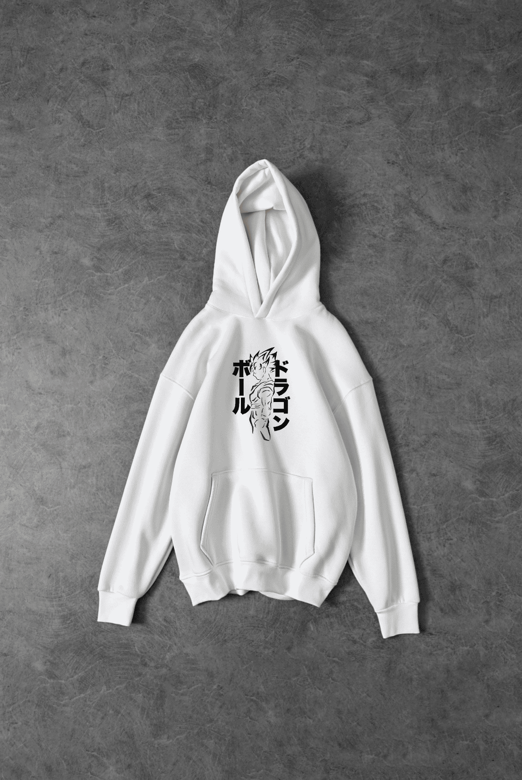 Saiyan Goku White Hoodie