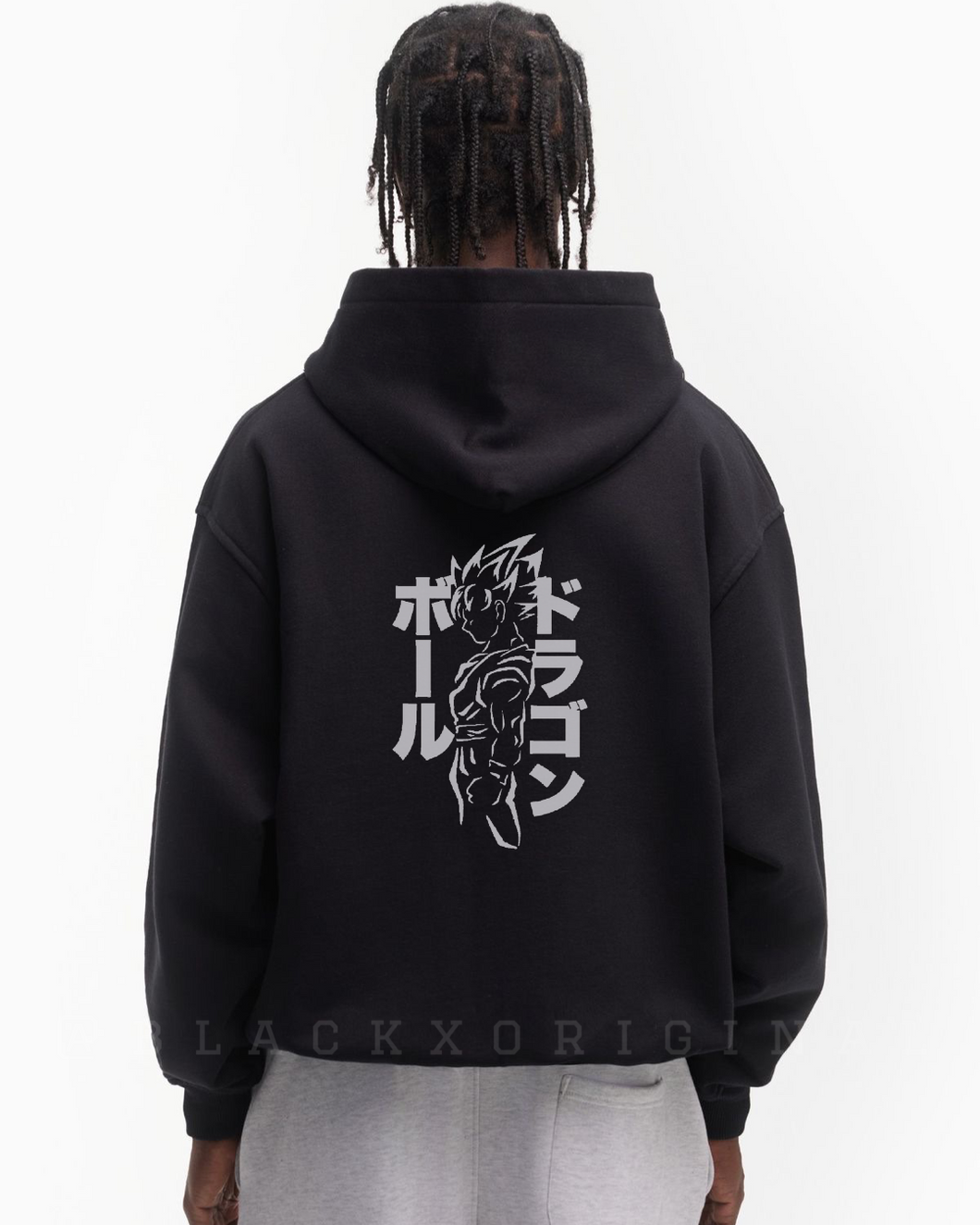 Reflective Saiyan Goku Oversized Hoodie