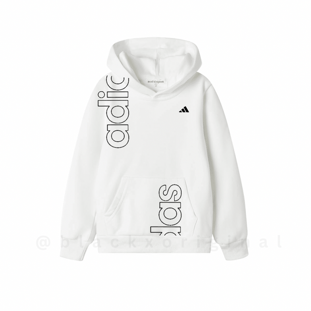 Adidas Vertical White Hoodie