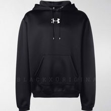 Load image into Gallery viewer, Armour Black Poly Fleece Hoodie
