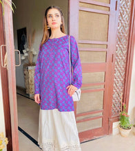 Load image into Gallery viewer, Purple Kurti Top
