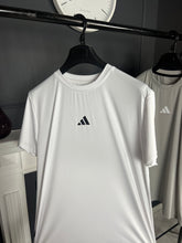 Load image into Gallery viewer, Imported Dry-Fit Airflow Adidas White Tee
