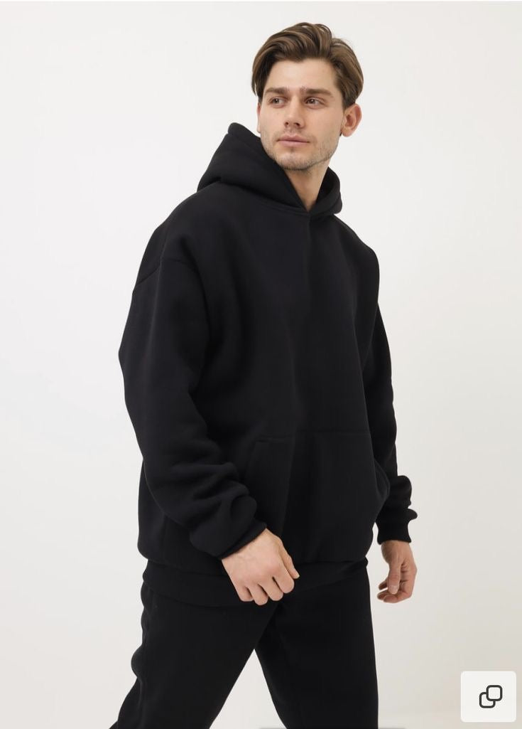 Oversized Black Hoodie – BLACK X ORIGINAL