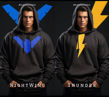 Load image into Gallery viewer, Night-wing &amp; Thunder Hoodie
