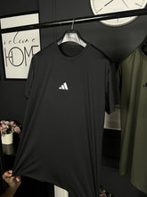 Load image into Gallery viewer, Imported Dry-Fit Airflow Adidas Black Tee
