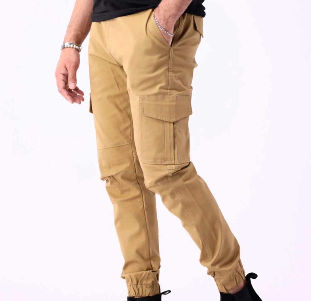 Men Women Multi-pockets Tooling Pants Fleece Inside Waterproof Windproof  Overalls 6 Pocket Trousers