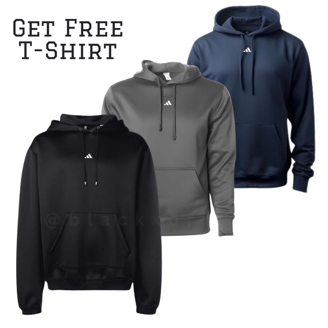 Pack of 3 Adidas QuickDry Fleece Hoodie