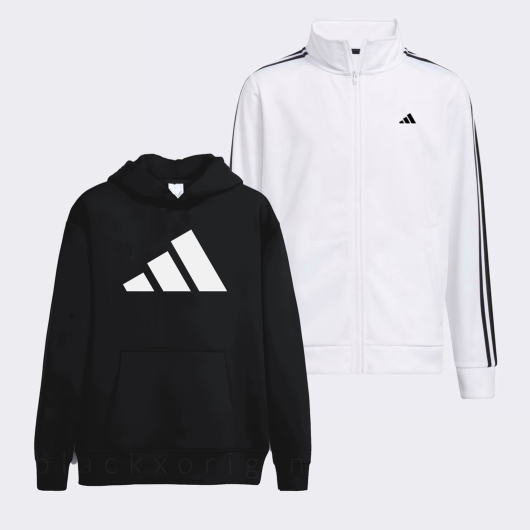 Adidas Jacket + Hoodie Bundle