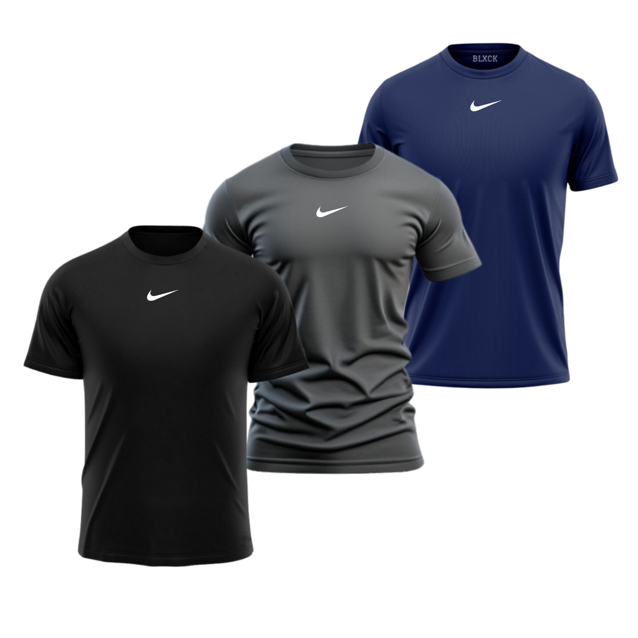 Nike Pack of 3 Quick Dry T Shirt BLACK X ORIGINAL