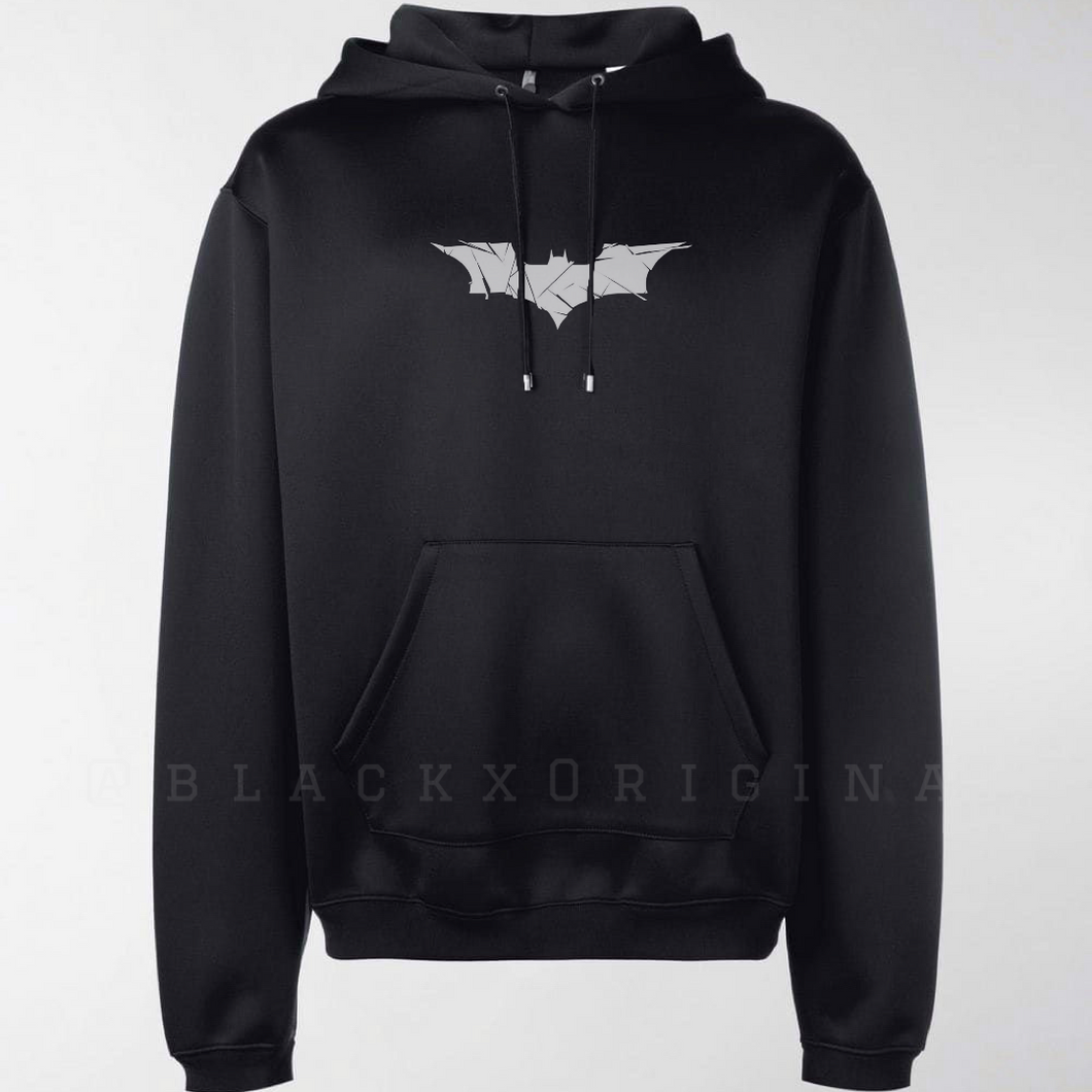 Batman Black Poly Fleece Hoodie