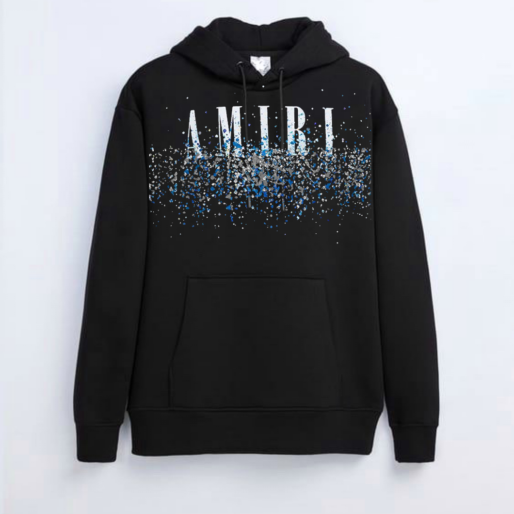 Amiri black hoodie sale