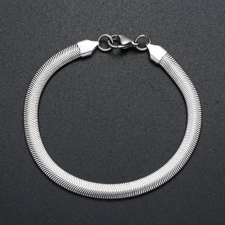 Snake chain bracelet (Silver)