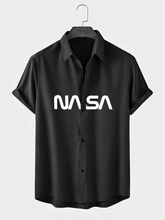 Load image into Gallery viewer, Nasa 3D Black Shirt
