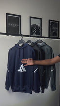 Load and play video in Gallery viewer, Adidas Z.N.E Grey QuickDry Hoodie
