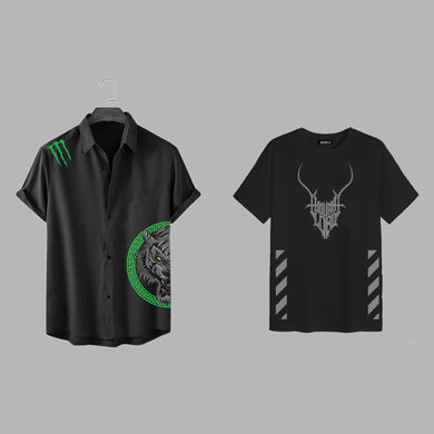 Ultra Neon Shirt & Markhor Tshirt