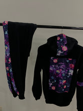 Load image into Gallery viewer, Galaxy Black Hoodie Tracksuit
